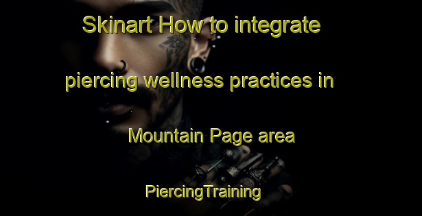 Skinart How to integrate piercing wellness practices in Mountain Page area | PiercingTraining | PiercingClasses | SkinartTraining-United States