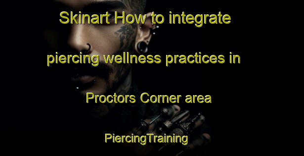 Skinart How to integrate piercing wellness practices in Proctors Corner area | PiercingTraining | PiercingClasses | SkinartTraining-United States