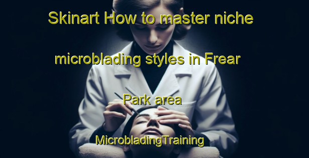 Skinart How to master niche microblading styles in Frear Park area | MicrobladingTraining | MicrobladingClasses | SkinartTraining-United States