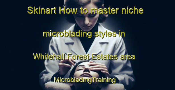 Skinart How to master niche microblading styles in Whitehall Forest Estates area | MicrobladingTraining | MicrobladingClasses | SkinartTraining-United States
