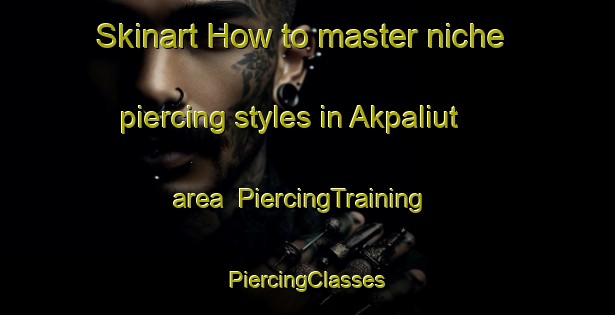 Skinart How to master niche piercing styles in Akpaliut area | #PiercingTraining #PiercingClasses #SkinartTraining-United States