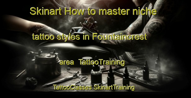 Skinart How to master niche tattoo styles in Fountaincrest area | #TattooTraining #TattooClasses #SkinartTraining-United States