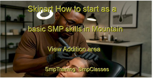 Skinart How to start as a basic SMP skills in Mountain View Addition area | SmpTraining | SmpClasses | SkinartTraining-United States