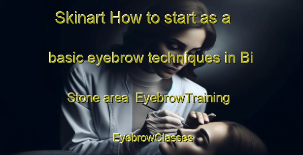 Skinart How to start as a basic eyebrow techniques in Bi Stone area | EyebrowTraining | EyebrowClasses | SkinartTraining-United States