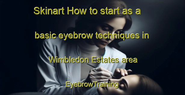 Skinart How to start as a basic eyebrow techniques in Wimbledon Estates area | EyebrowTraining | EyebrowClasses | SkinartTraining-United States