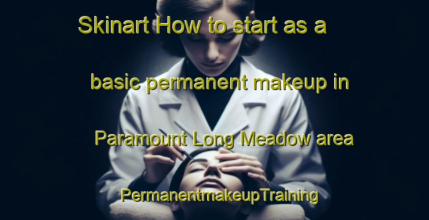Skinart How to start as a basic permanent makeup in Paramount Long Meadow area | PermanentmakeupTraining | PermanentmakeupClasses | SkinartTraining-United States