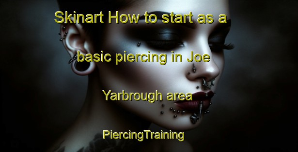 Skinart How to start as a basic piercing in Joe Yarbrough area | PiercingTraining | PiercingClasses | SkinartTraining-United States