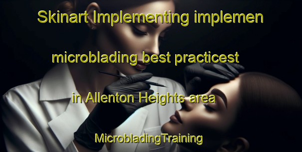 Skinart Implementing implemen microblading best practicest in Allenton Heights area | #MicrobladingTraining #MicrobladingClasses #SkinartTraining-United States