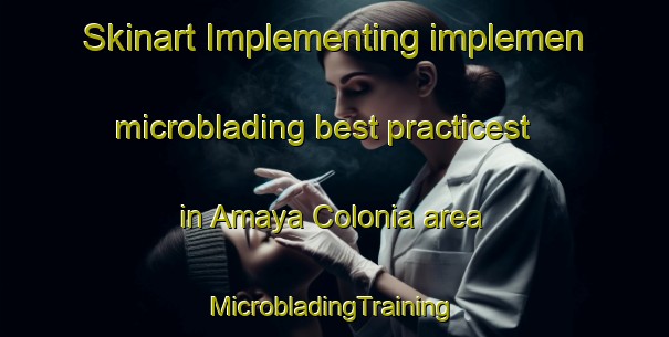 Skinart Implementing implemen microblading best practicest in Amaya Colonia area | #MicrobladingTraining #MicrobladingClasses #SkinartTraining-United States