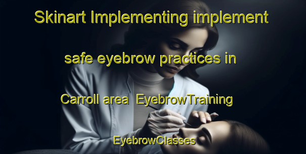 Skinart Implementing implement safe eyebrow practices in Carroll area | EyebrowTraining | EyebrowClasses | SkinartTraining-United States