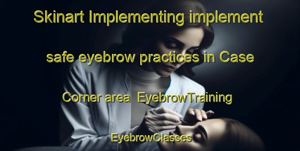 Skinart Implementing implement safe eyebrow practices in Case Corner area | EyebrowTraining | EyebrowClasses | SkinartTraining-United States