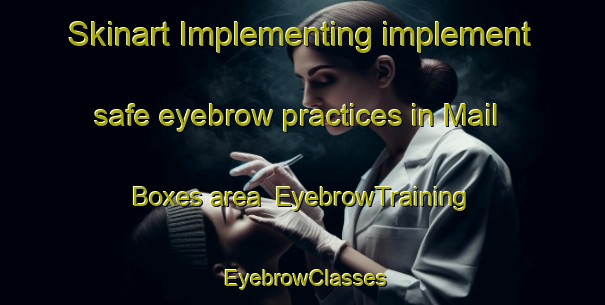 Skinart Implementing implement safe eyebrow practices in Mail Boxes area | EyebrowTraining | EyebrowClasses | SkinartTraining-United States