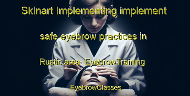 Skinart Implementing implement safe eyebrow practices in Rustic area | EyebrowTraining | EyebrowClasses | SkinartTraining-United States
