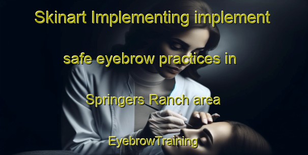 Skinart Implementing implement safe eyebrow practices in Springers Ranch area | EyebrowTraining | EyebrowClasses | SkinartTraining-United States