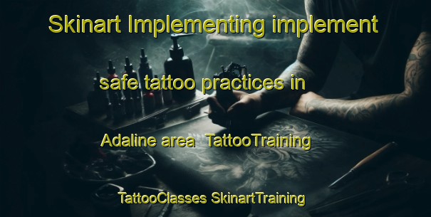 Skinart Implementing implement safe tattoo practices in Adaline area | #TattooTraining #TattooClasses #SkinartTraining-United States