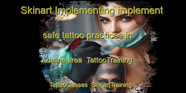 Skinart Implementing implement safe tattoo practices in Adaline area | TattooTraining | TattooClasses | SkinartTraining-United States