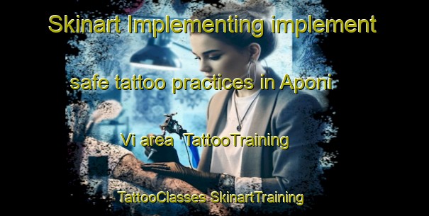 Skinart Implementing implement safe tattoo practices in Aponi Vi area | #TattooTraining #TattooClasses #SkinartTraining-United States