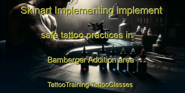 Skinart Implementing implement safe tattoo practices in Bamberger Addition area | #TattooTraining #TattooClasses #SkinartTraining-United States