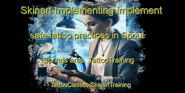 Skinart Implementing implement safe tattoo practices in Spout Springs area | #TattooTraining #TattooClasses #SkinartTraining-United States