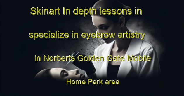 Skinart In-depth lessons in specialize in eyebrow artistry in Norberts Golden Gate Mobile Home Park area | EyebrowTraining | EyebrowClasses | SkinartTraining-United States