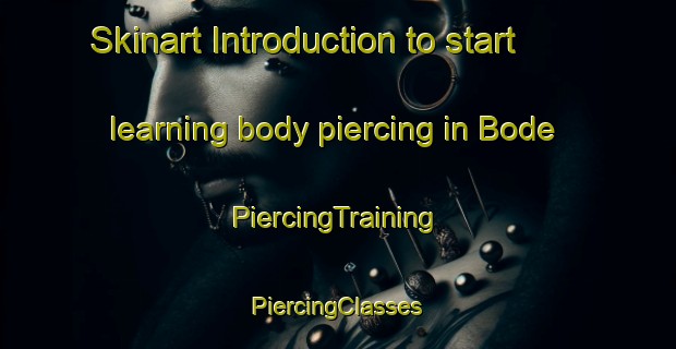 Skinart Introduction to start learning body piercing in Bode | #PiercingTraining #PiercingClasses #SkinartTraining-United States