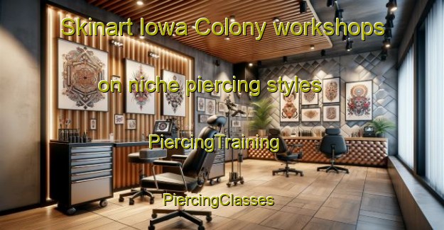 Skinart Iowa Colony workshops on niche piercing styles | PiercingTraining | PiercingClasses | SkinartTraining-United States