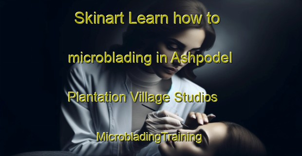 Skinart Learn how to microblading in Ashpodel Plantation Village Studios | #MicrobladingTraining #MicrobladingClasses #SkinartTraining-United States