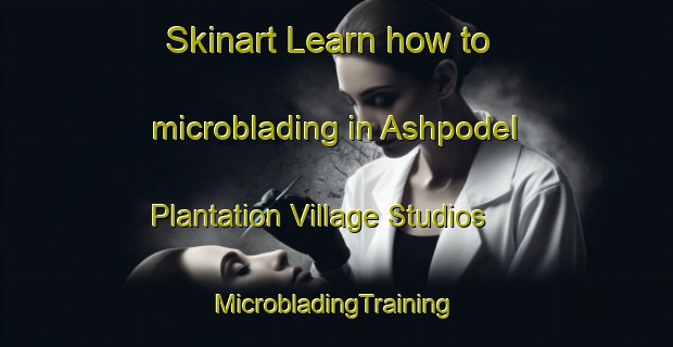 Skinart Learn how to microblading in Ashpodel Plantation Village Studios | #MicrobladingTraining #MicrobladingClasses #SkinartTraining-United States