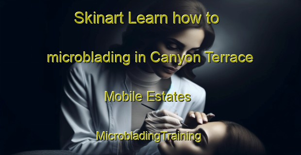 Skinart Learn how to microblading in Canyon Terrace Mobile Estates | #MicrobladingTraining #MicrobladingClasses #SkinartTraining-United States