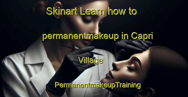 Skinart Learn how to permanentmakeup in Capri Village | #PermanentmakeupTraining #PermanentmakeupClasses #SkinartTraining-United States