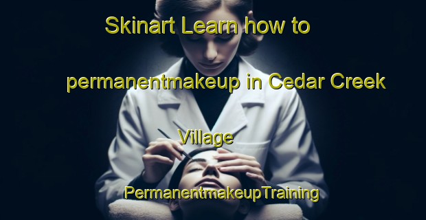 Skinart Learn how to permanentmakeup in Cedar Creek Village | #PermanentmakeupTraining #PermanentmakeupClasses #SkinartTraining-United States