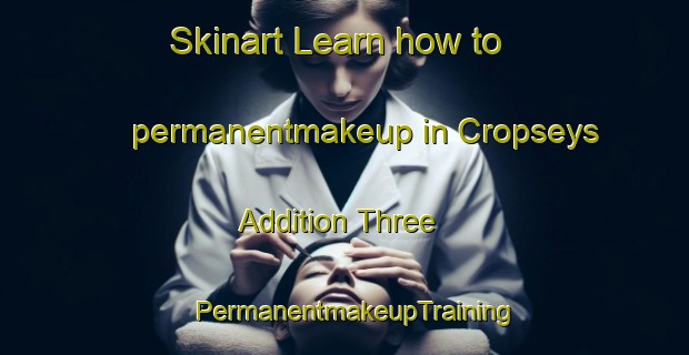 Skinart Learn how to permanentmakeup in Cropseys Addition Three | PermanentmakeupTraining | PermanentmakeupClasses | SkinartTraining-United States