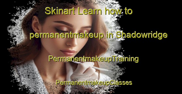 Skinart Learn how to permanentmakeup in Shadowridge | PermanentmakeupTraining | PermanentmakeupClasses | SkinartTraining-United States
