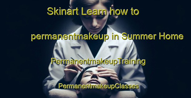 Skinart Learn how to permanentmakeup in Summer Home | PermanentmakeupTraining | PermanentmakeupClasses | SkinartTraining-United States