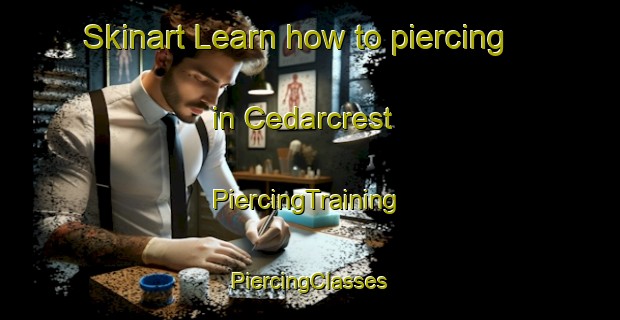 Skinart Learn how to piercing in Cedarcrest | #PiercingTraining #PiercingClasses #SkinartTraining-United States