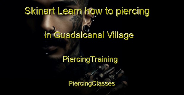 Skinart Learn how to piercing in Guadalcanal Village | #PiercingTraining #PiercingClasses #SkinartTraining-United States