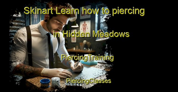 Skinart Learn how to piercing in Hidden Meadows | #PiercingTraining #PiercingClasses #SkinartTraining-United States