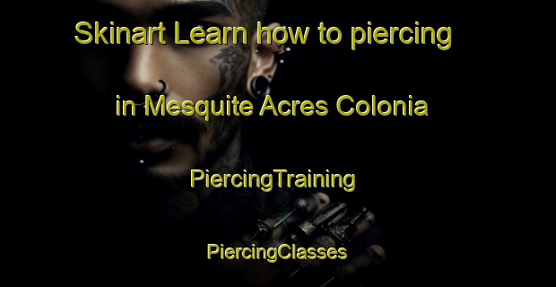 Skinart Learn how to piercing in Mesquite Acres Colonia | #PiercingTraining #PiercingClasses #SkinartTraining-United States