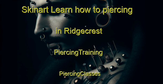 Skinart Learn how to piercing in Ridgecrest | PiercingTraining | PiercingClasses | SkinartTraining-United States
