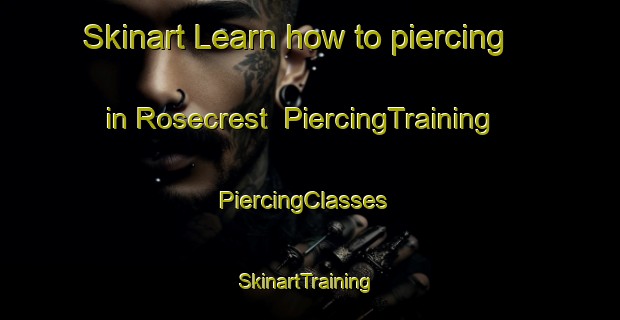 Skinart Learn how to piercing in Rosecrest | PiercingTraining | PiercingClasses | SkinartTraining-United States