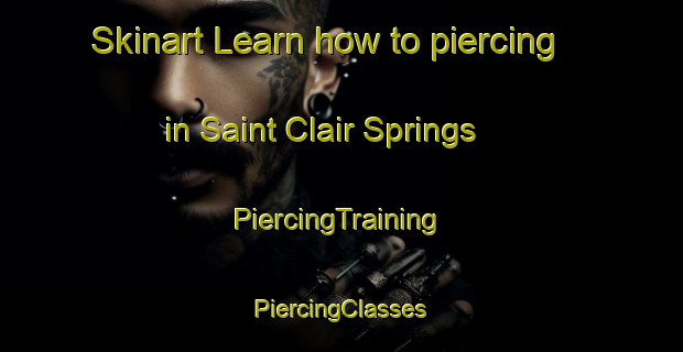 Skinart Learn how to piercing in Saint Clair Springs | #PiercingTraining #PiercingClasses #SkinartTraining-United States