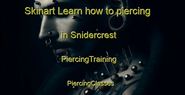 Skinart Learn how to piercing in Snidercrest | PiercingTraining | PiercingClasses | SkinartTraining-United States