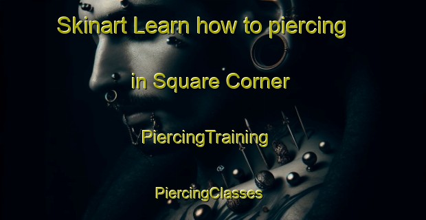 Skinart Learn how to piercing in Square Corner | PiercingTraining | PiercingClasses | SkinartTraining-United States