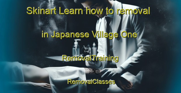 Skinart Learn how to removal in Japanese Village One | RemovalTraining | RemovalClasses | SkinartTraining-United States