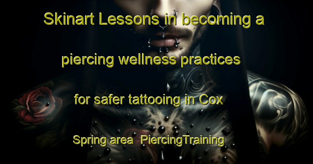 Skinart Lessons in becoming a piercing wellness practices for safer tattooing in Cox Spring area | PiercingTraining | PiercingClasses | SkinartTraining-United States