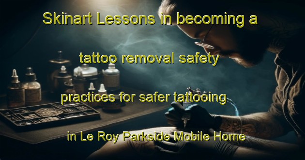 Skinart Lessons in becoming a tattoo removal safety practices for safer tattooing in Le Roy Parkside Mobile Home Park area | RemovalTraining | RemovalClasses | SkinartTraining-United States
