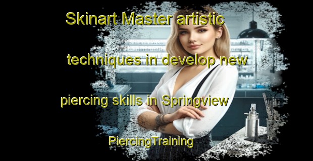 Skinart Master artistic techniques in develop new piercing skills in Springview | PiercingTraining | PiercingClasses | SkinartTraining-United States