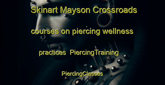 Skinart Mayson Crossroads courses on piercing wellness practices | #PiercingTraining #PiercingClasses #SkinartTraining-United States