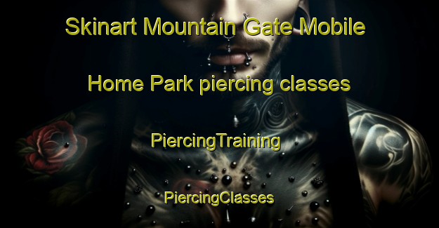 Skinart Mountain Gate Mobile Home Park piercing classes | #PiercingTraining #PiercingClasses #SkinartTraining-United States