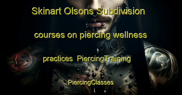 Skinart Olsons Subdivision courses on piercing wellness practices | #PiercingTraining #PiercingClasses #SkinartTraining-United States